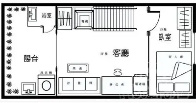 15坪(15平米房间设计)