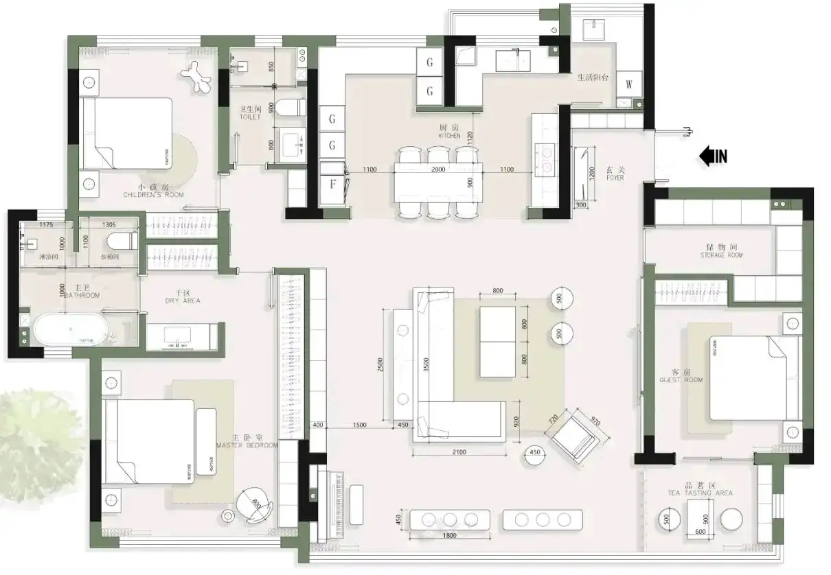 180平方米房屋装修设计图(180平方米房屋装修设计图大全)