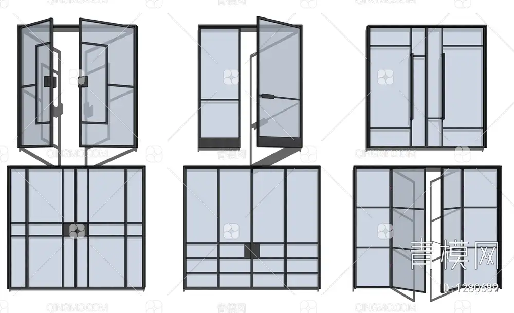 推拉门模型(推拉门3d模型)