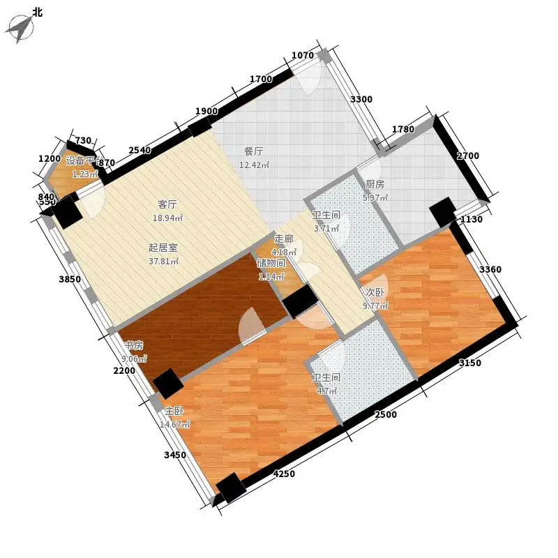 西钓鱼台嘉园户型图(西钓鱼台嘉园7号楼户型图)