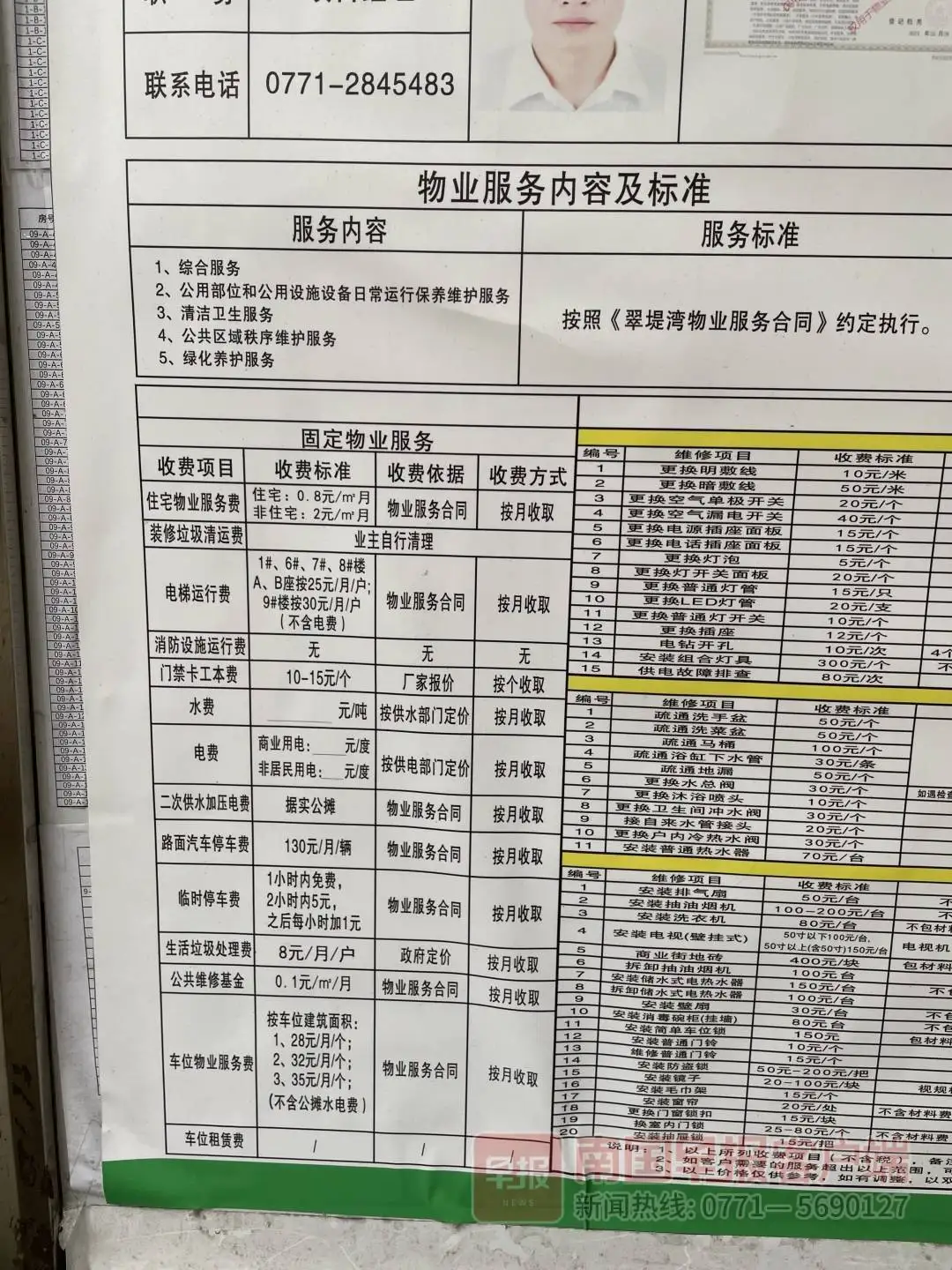 物业费收费标准2023年新规定(天津市物业费收费标准2023年新规定)