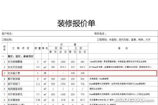 昆明装修报价(昆明装修报价明细表全包)