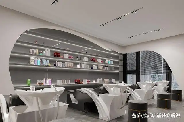 高档理发店装修(2021豪华理发店装修)