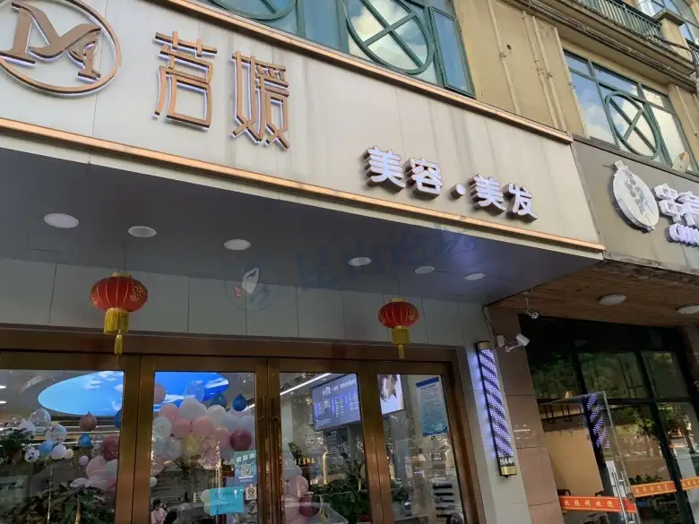 美发店门头装修效果图(美发店装修风格图片效果图)