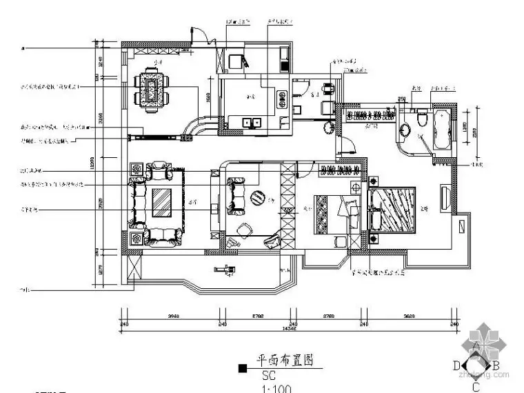 理发店平面布置图cad(理发店平面图怎么画cad)