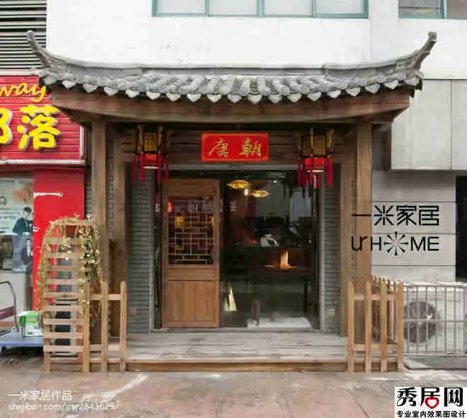 复古饭店门头装修效果图大全(复古饭店门头装修效果图大全视频)