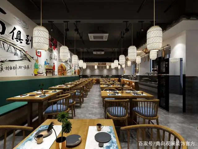 餐饮店铺装修效果图(餐饮店铺装修效果图大全)